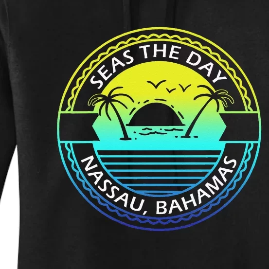 Proud Bahamas Bahamians Flag Gift Design Idea Nassau Design Women's Pullover Hoodie