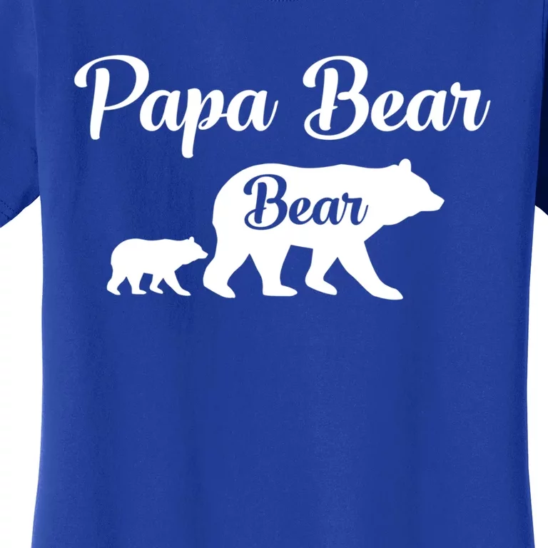 Papa Bear Bear Gift Meaningful Gift Women's T-Shirt