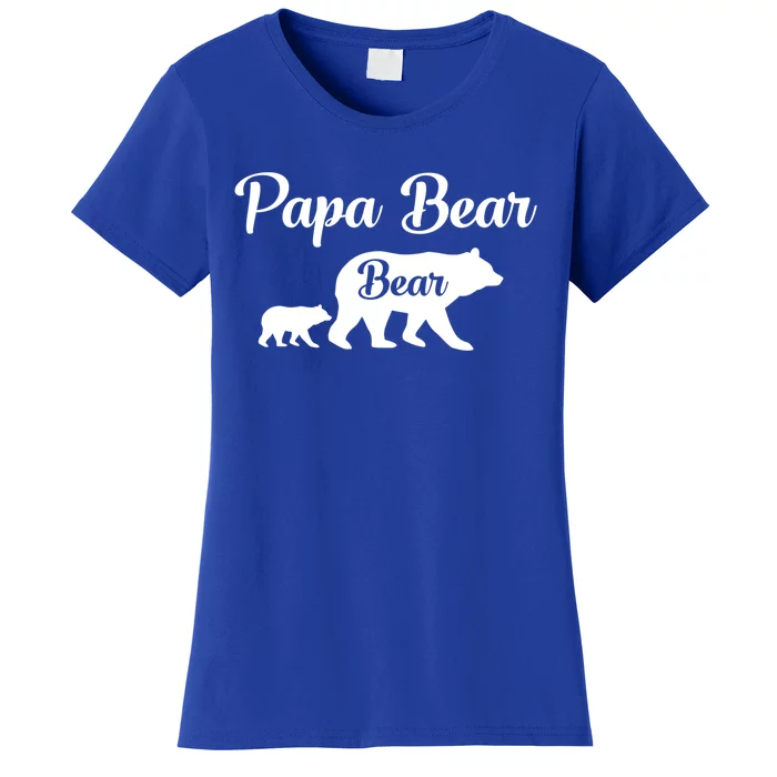 Papa Bear Bear Gift Meaningful Gift Women's T-Shirt