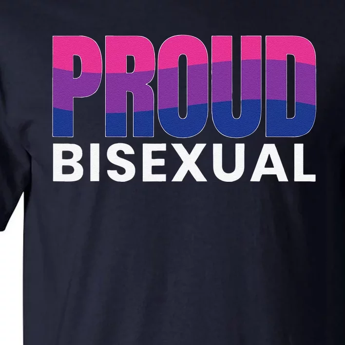 Proud Bisexual Bisexuality LGBT Bisexual Pride Flag Tall T-Shirt