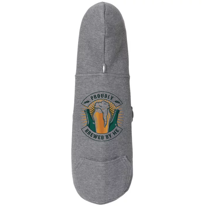 Proudly Brewed By Me Beer Doggie 3-End Fleece Hoodie