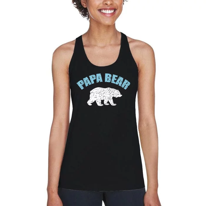 Papa Bear Bear Papa Tee Women's Racerback Tank