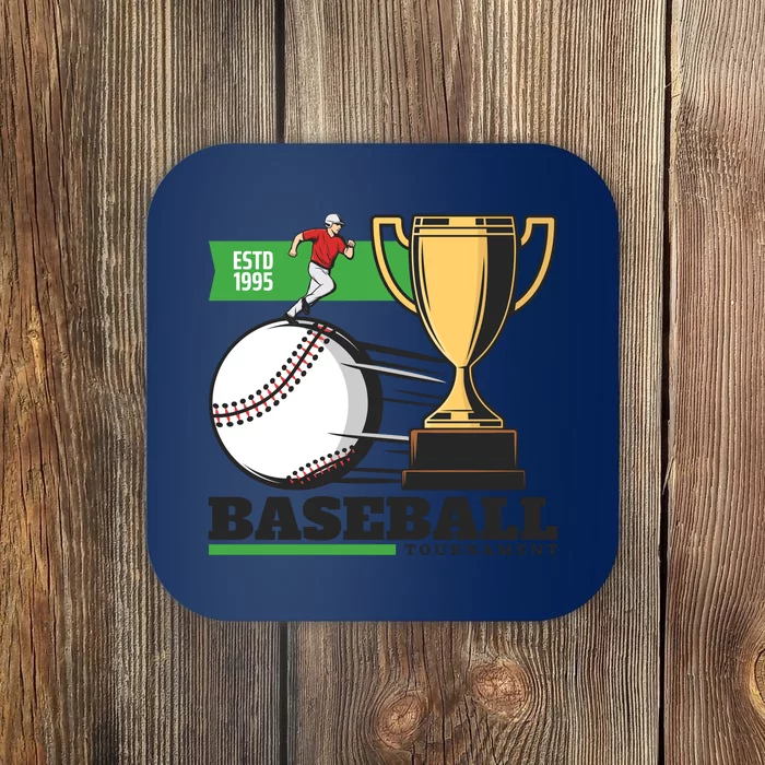 Professional Baseball Base Hit Threads Coaster