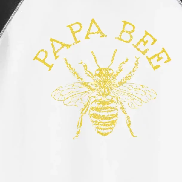 Papa Bee Beekeeper Funny Fathers Day Bee Lover Gift Toddler Fine Jersey T-Shirt