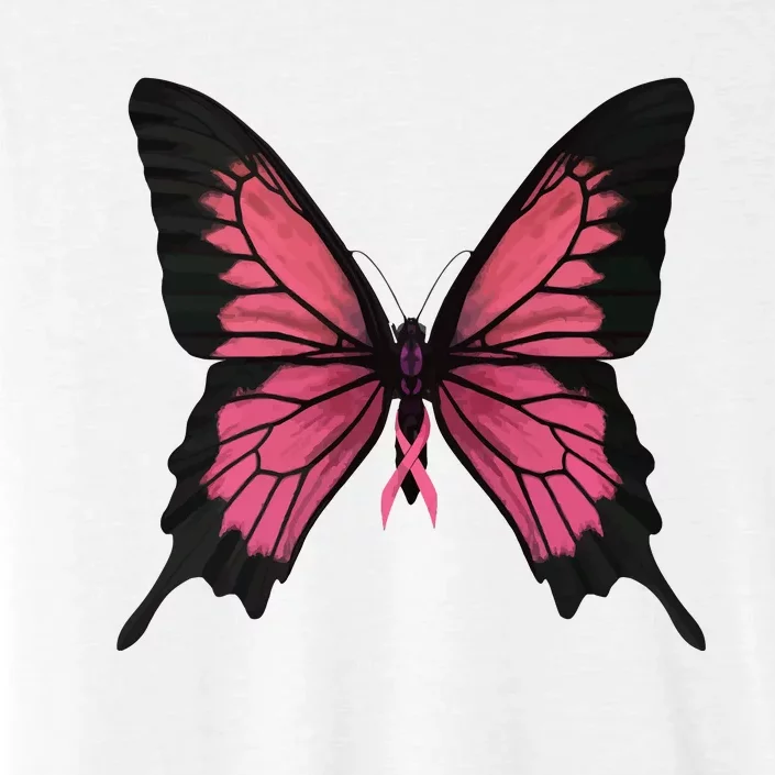 Pink Butterfly Breast Cancer Awareness ChromaSoft Performance T-Shirt