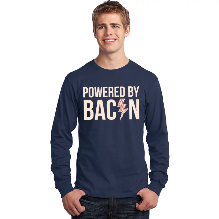 Powered By Bacon Long Sleeve Shirt