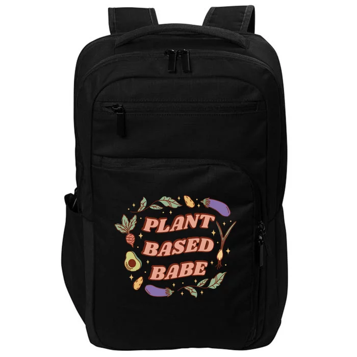 Plant Based Babe Vegan Life Impact Tech Backpack