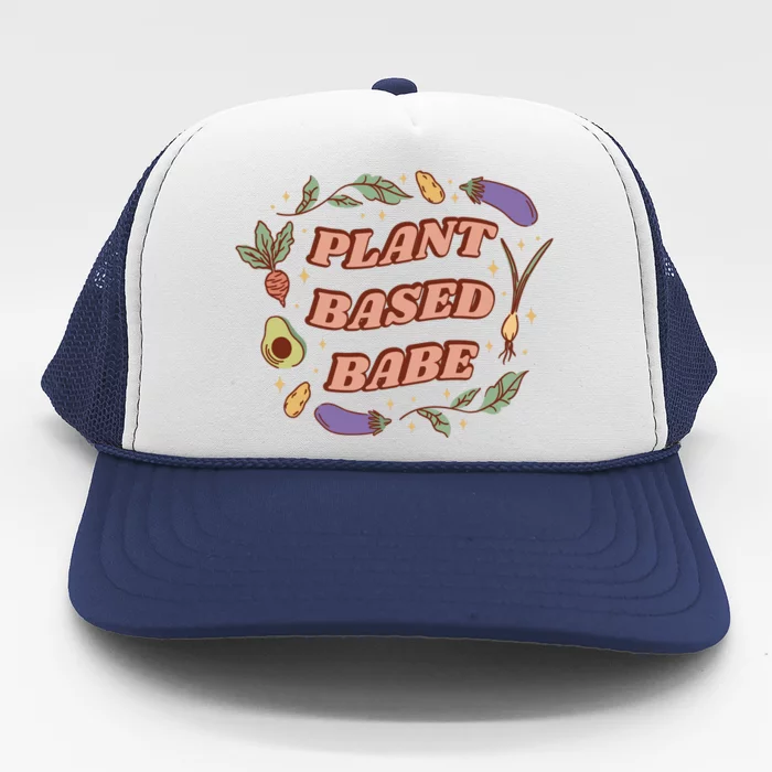 Plant Based Babe Vegan Life Trucker Hat