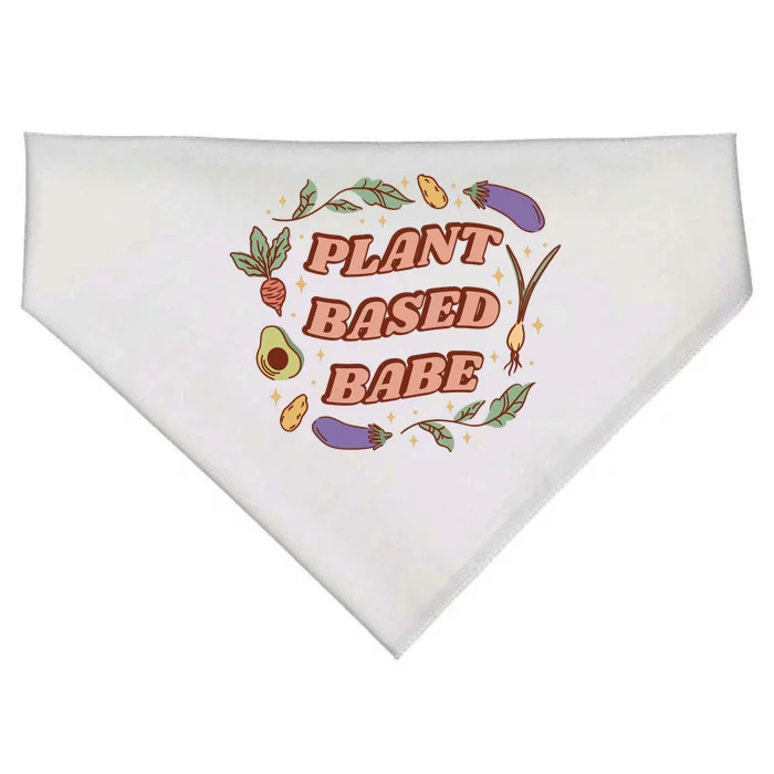 Plant Based Babe Vegan Life USA-Made Doggie Bandana