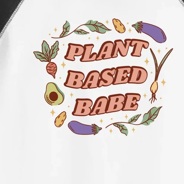 Plant Based Babe Vegan Life Toddler Fine Jersey T-Shirt