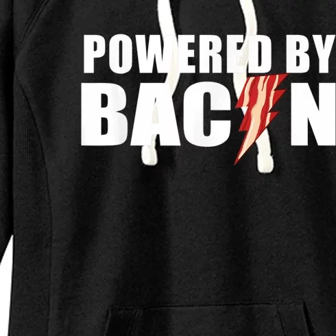 Powered By Bacon Women's Fleece Hoodie