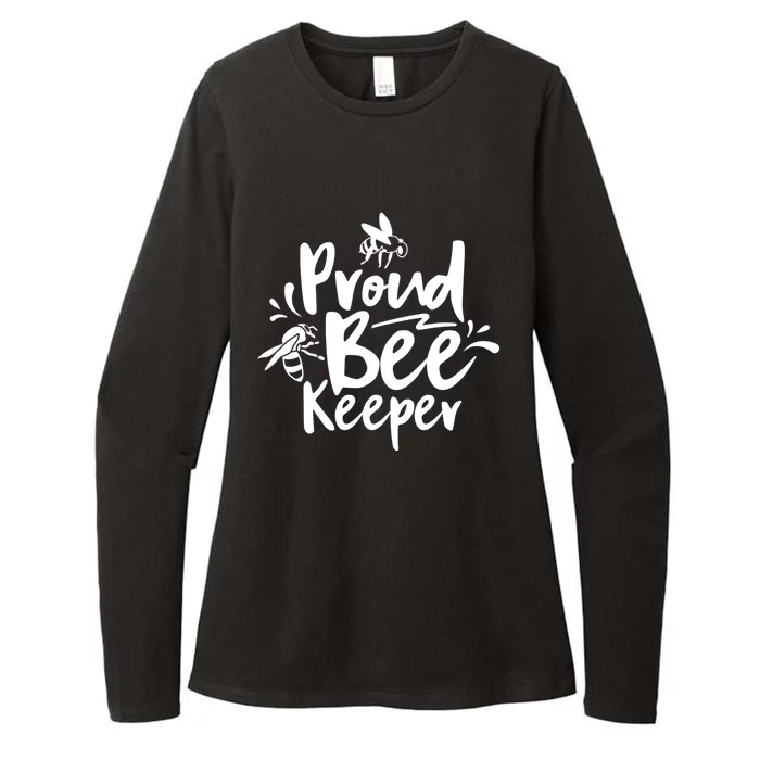 Proud Beekeeper Beekeeping Honeybee Bee Hobby Gift Womens CVC Long Sleeve Shirt