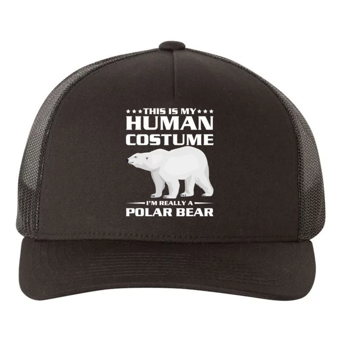 Polar Bear Costume Halloween Bears Yupoong Adult 5-Panel Trucker Hat