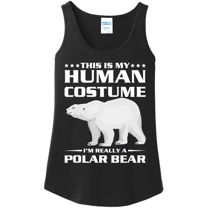 Polar Bear Costume Halloween Bears Ladies Essential Tank