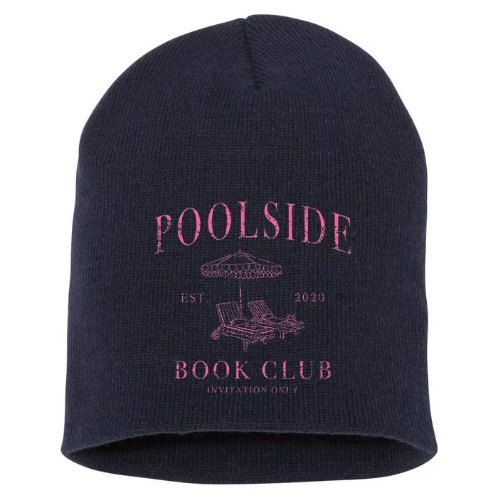 Poolside Book Club Sweat Short Acrylic Beanie