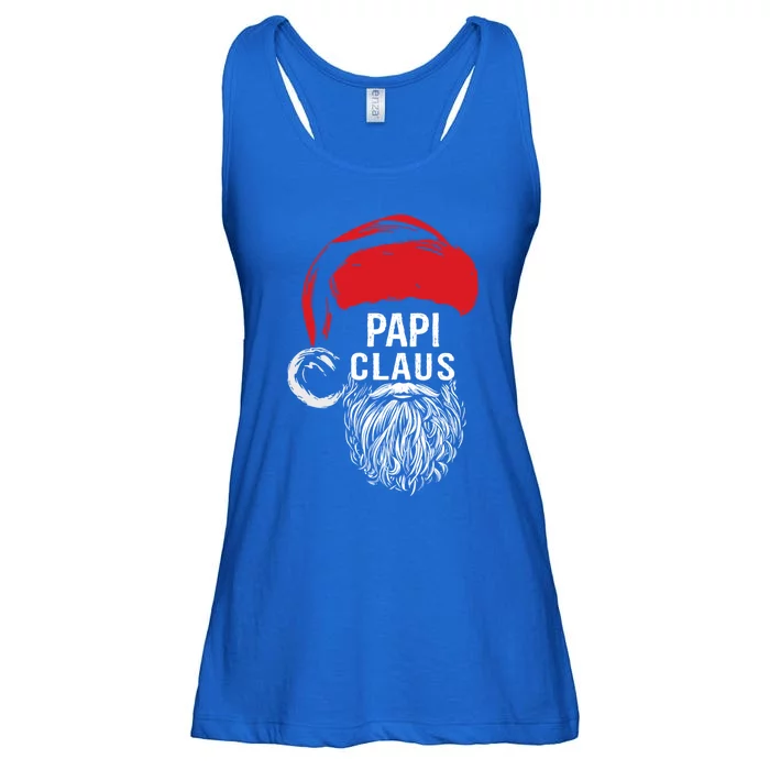 Papi Beard Christmas Santa Red Hat Xmas Cute Funny Gift Cool Gift Ladies Essential Flowy Tank