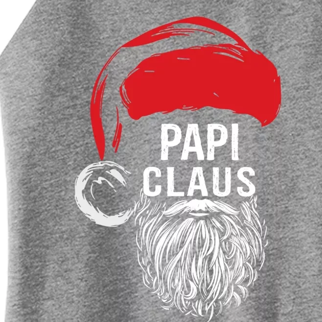 Papi Beard Christmas Santa Red Hat Xmas Cute Funny Gift Cool Gift Women’s Perfect Tri Rocker Tank