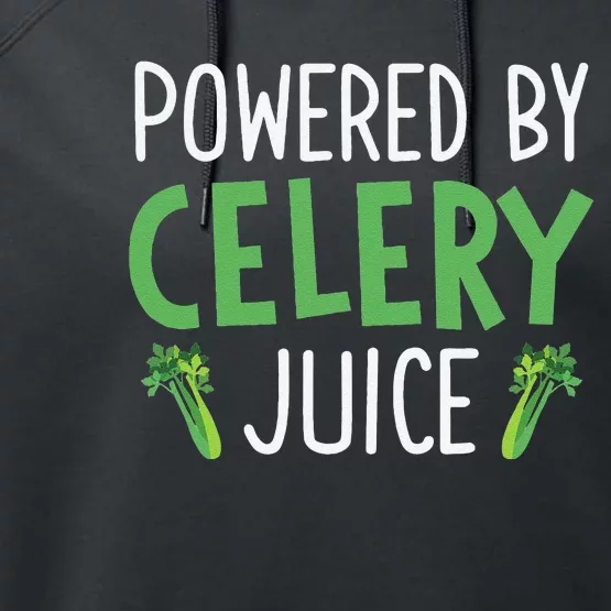 Powered By Celery Juice Performance Fleece Hoodie