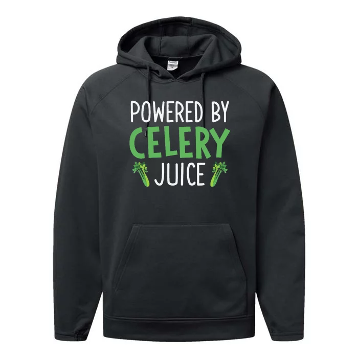 Powered By Celery Juice Performance Fleece Hoodie