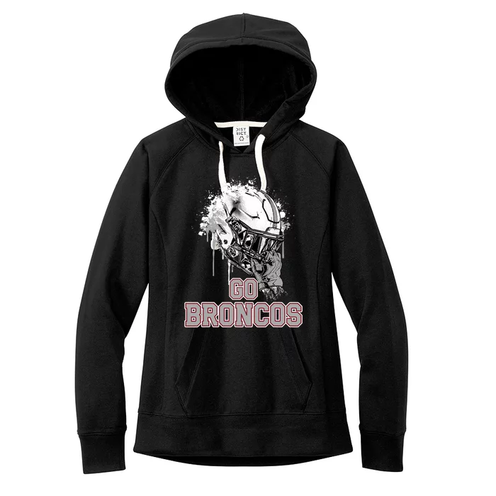 Palm Beach Central Broncos Rising Helmet Go Women's Fleece Hoodie