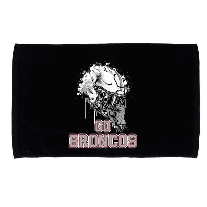 Palm Beach Central Broncos Rising Helmet Go Microfiber Hand Towel