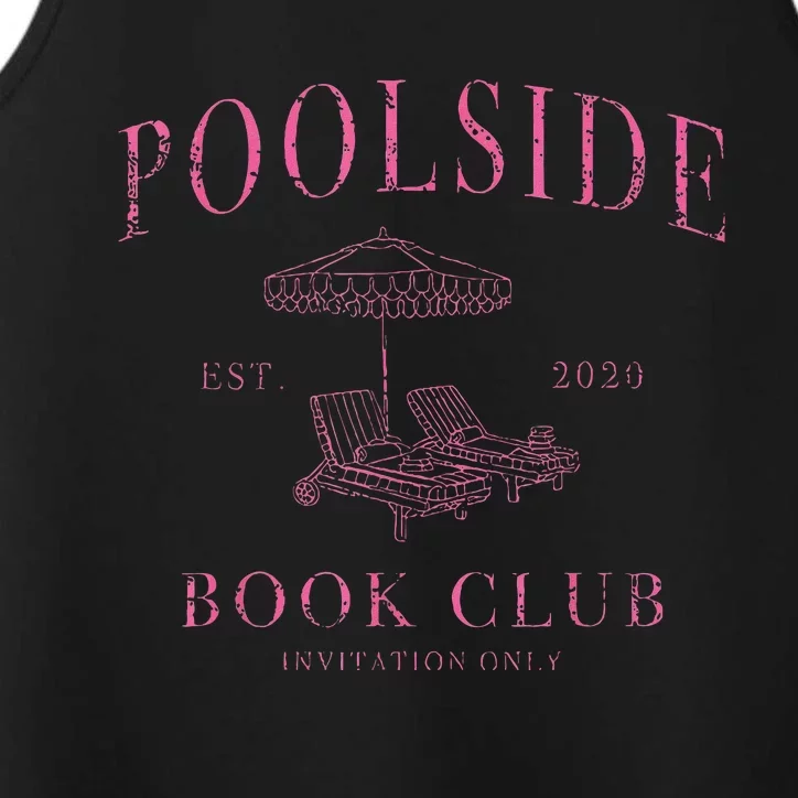 Poolside Book Club Fun Reading Performance Tank