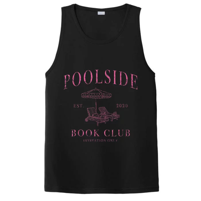 Poolside Book Club Fun Reading Performance Tank