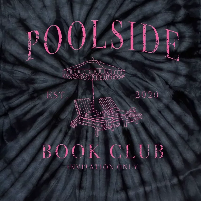 Poolside Book Club Fun Reading Tie-Dye T-Shirt