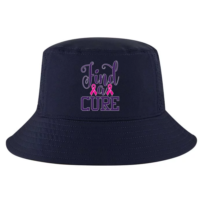 Pink Breast Cancer Awareness Find Cure Ribbon Month Cool Gift Cool Comfort Performance Bucket Hat