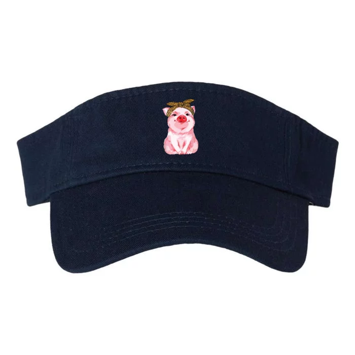 Pig Bandana Cute For Girl And Women Gift Awesome Valucap Bio-Washed Visor