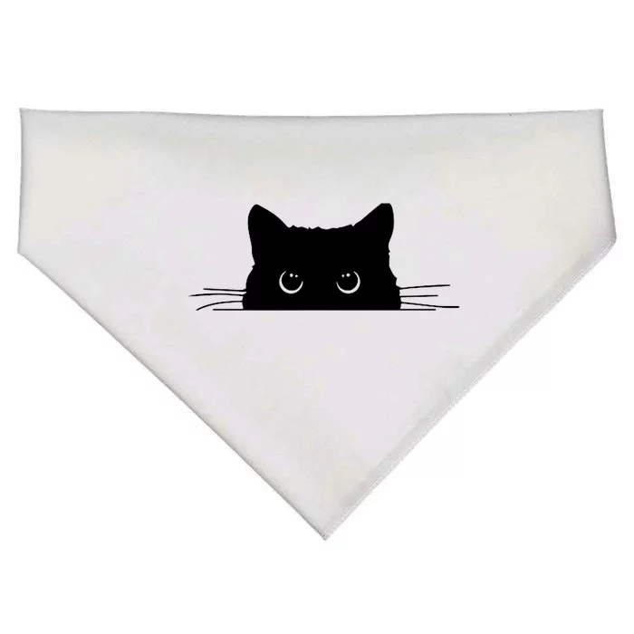 Pocket Black Cat Lover Adult Gift USA-Made Doggie Bandana