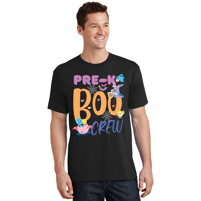 PreK Boo Crew Teacher Students Halloween Costume Party Team T-Shirt