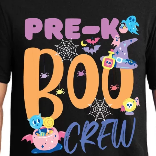 PreK Boo Crew Teacher Students Halloween Costume Party Team Pajama Set