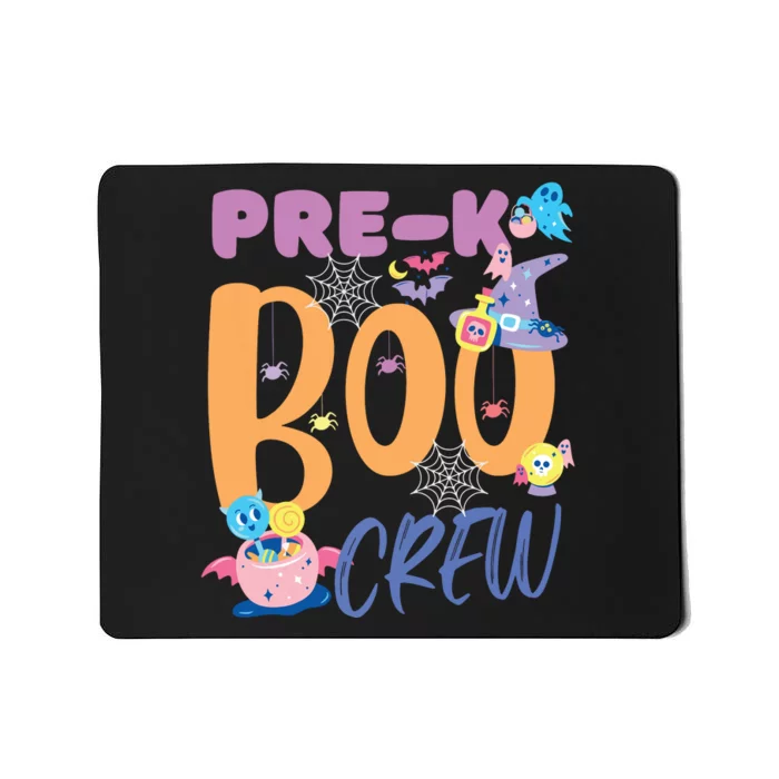 PreK Boo Crew Teacher Students Halloween Costume Party Team Mousepad