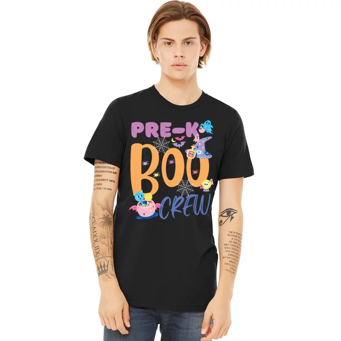 PreK Boo Crew Teacher Students Halloween Costume Party Team Premium T-Shirt