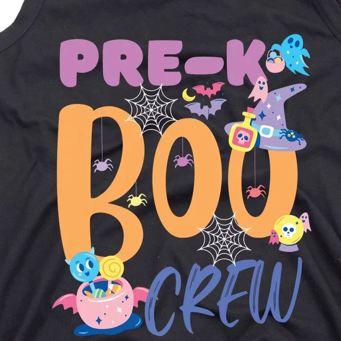 PreK Boo Crew Teacher Students Halloween Costume Party Team Tank Top