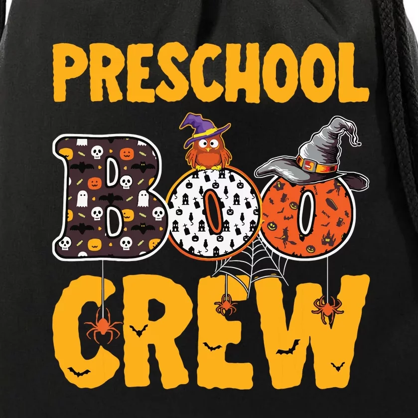 Preschool Boo Crew Student Teacher Team Halloween Costume Drawstring Bag