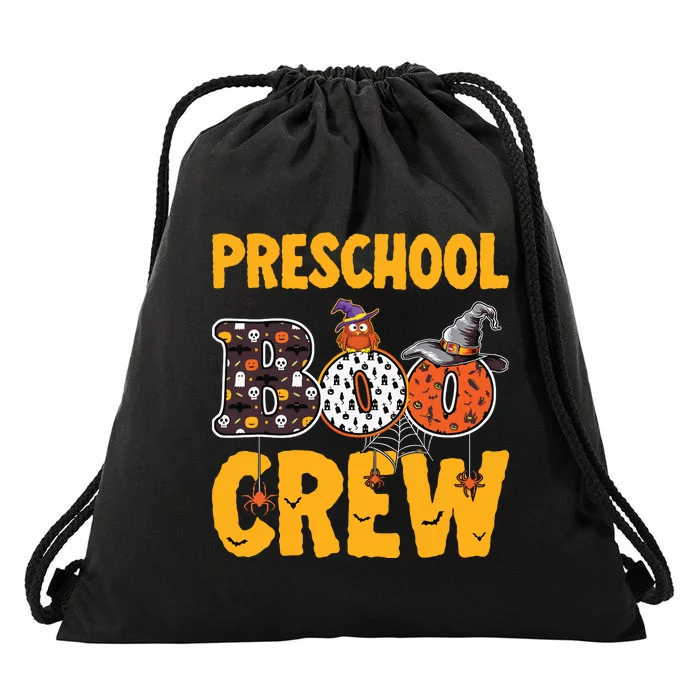 Preschool Boo Crew Student Teacher Team Halloween Costume Drawstring Bag