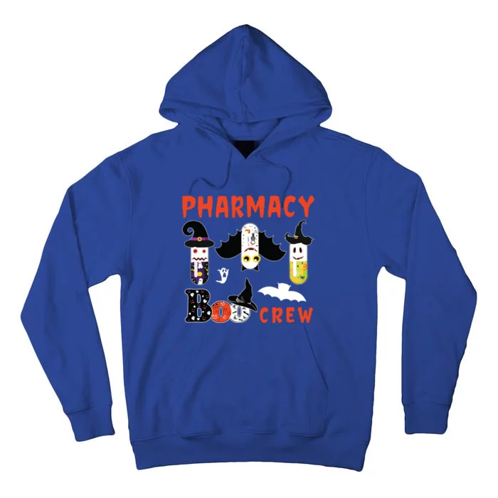 Pharmacy Boo Crew Pills Pharmacist Spooky Halloween Costume Tall Hoodie