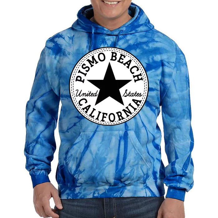 Pismo Beach California Usa Unites States Surfer Funny Gift Tie Dye Hoodie