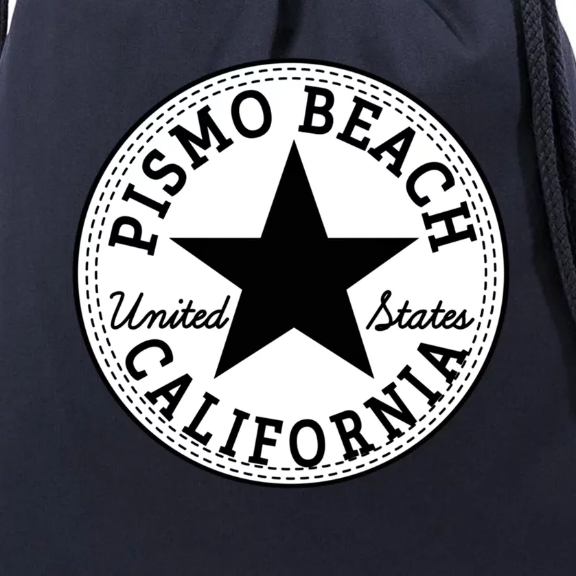 Pismo Beach California Usa Unites States Surfer Funny Gift Drawstring Bag