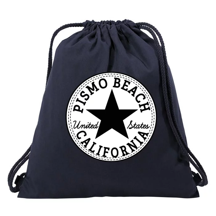 Pismo Beach California Usa Unites States Surfer Funny Gift Drawstring Bag