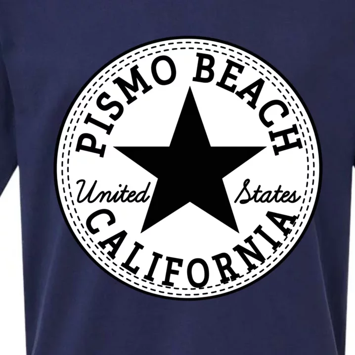 Pismo Beach California Usa Unites States Surfer Funny Gift Sueded Cloud Jersey T-Shirt