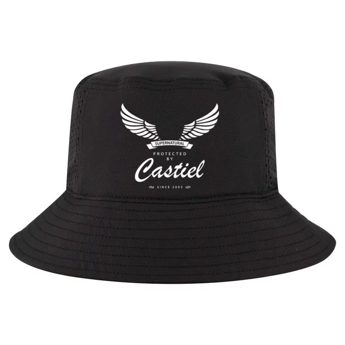 Protected By Castiel Supernatural Cool Comfort Performance Bucket Hat