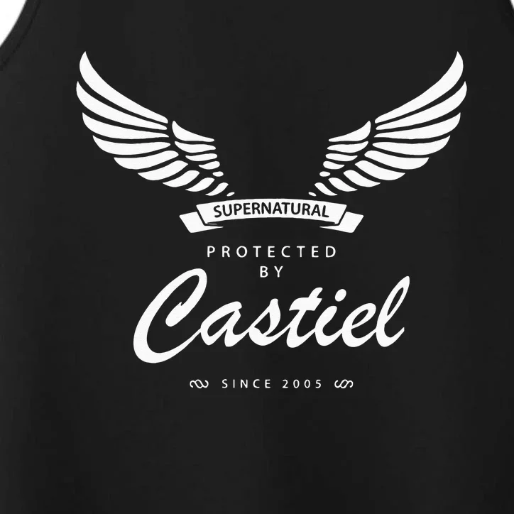 Protected By Castiel Supernatural Performance Tank