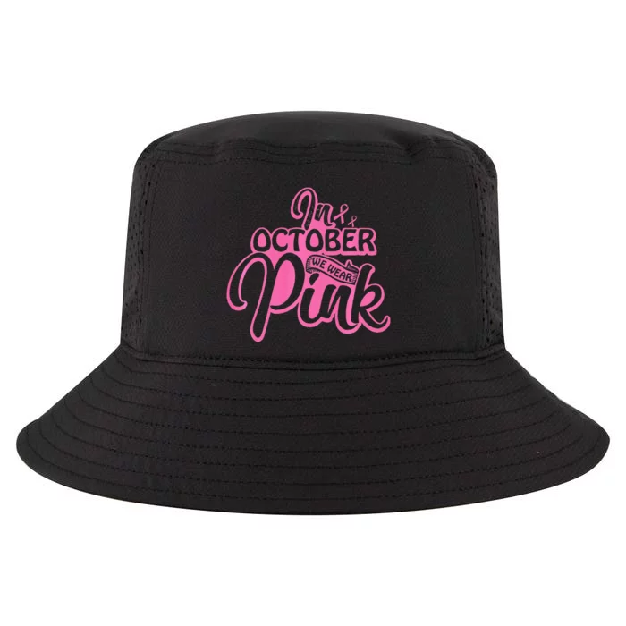 Pink Breast Cancer October Cute Awareness Month Cool Comfort Performance Bucket Hat