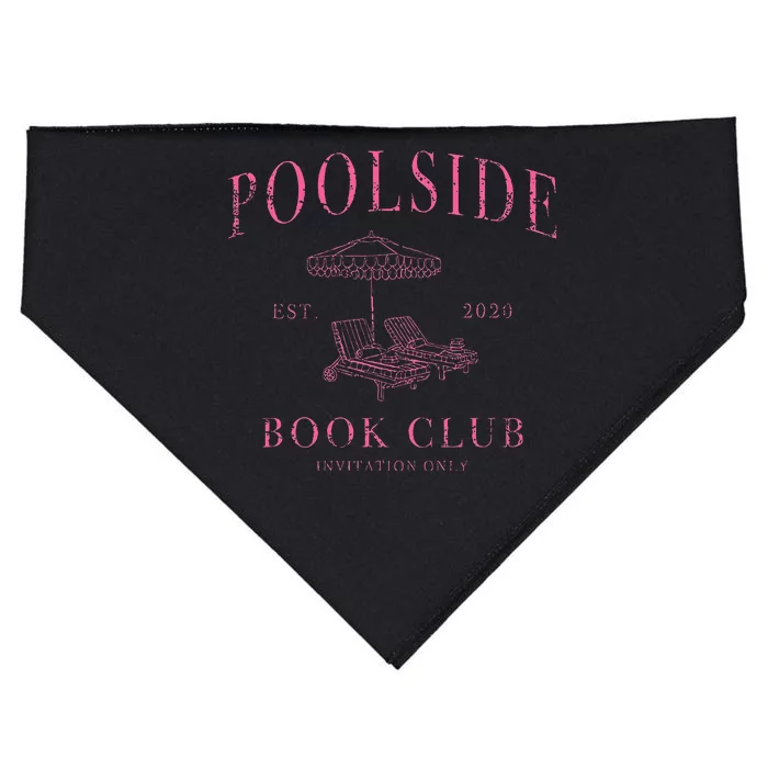 Poolside Book Club USA-Made Doggie Bandana