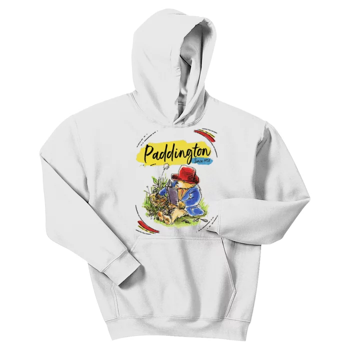 P.A.D.D.I.N.G.T.O.N B.E.A.R Classic Portrait Teddy Bears Picnic Kids Hoodie