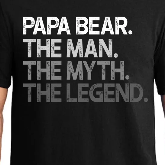 Papa Bear Cool Gift For Dads And Fathers: The Myth Legend Gift Pajama Set