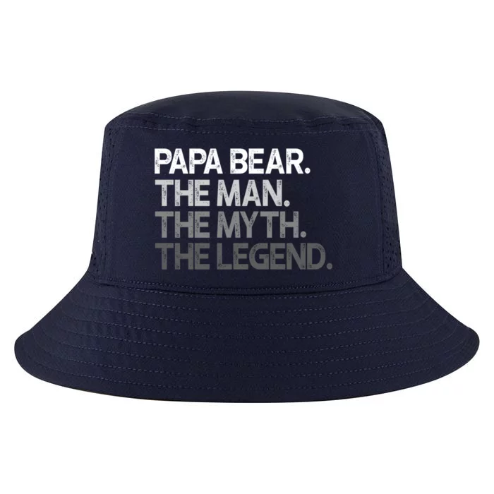 Papa Bear Cool Gift For Dads And Fathers: The Myth Legend Gift Cool Comfort Performance Bucket Hat